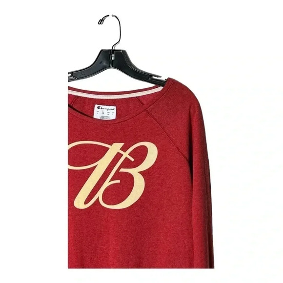 1896. CHAMPION “BUDWIEISER” PULLOVER SWEATSHIRT SIZE SMALL‎ RED/GOLD COLOR PRINT - Picture 3 of 9